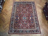 Load image into Gallery viewer, 7.5 x 10.9 Red Semi-Antique Persian Heriz Rug 22870