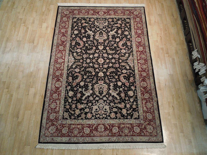 Dazzling 6x9 Authentic Handmade Wool & Silk Fine Quality Rug - China - bestrugplace