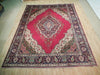 Load image into Gallery viewer, Red-Pink-Semi-Antique-Persian-Sarouk-Rug.jpg