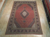 Load image into Gallery viewer, 8.1 x 11.4 Persian Fine Tabriz Wool and Silk Rug 400 KPSI 18180