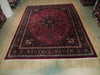 Load image into Gallery viewer,  Red-Pink-Semi-Antique-Persian-Tabriz-Rug.jpg