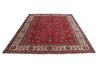 Load image into Gallery viewer, 10&#39; x 10&#39; Authentic Hand Knotted Persian Tabriz Rug - Iran - bestrugplace10&#39; x 10&#39;-Berry-Red-Persian-Tabriz-Rug.jpg