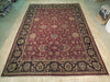 Load image into Gallery viewer, Burgundy-Black-Agra-Rug.jpg