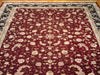 Load image into Gallery viewer, 9 x 12 BURGUNDY Sino Tabriz Wool &amp; Silk Rug Pix-5493