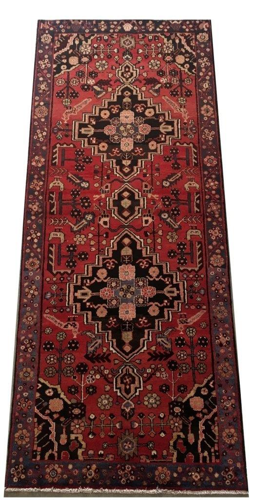 4' x 8' Red Persian Hamadan Rug 81893