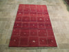 Load image into Gallery viewer, 4&#39; x 6&#39;-Red-Modern-Gabbeh-Rug.jpg