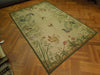 Load image into Gallery viewer, 6&#39; x 9&#39; Ivory Needlepoint Flat Weave Rug 20717