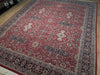 Load image into Gallery viewer, 8.3 x 10.1 Red Signed Fine Quality Wool Rug PAKISTAN HANDMADE 18656