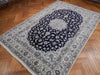 Load image into Gallery viewer, 7x10 Authentic Handmade Signed Wool &amp; Silk Persian Nain Rug - Iran - bestrugplace