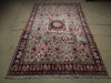 Load image into Gallery viewer, 6.6 x 10.4 Ivory Fine Persian Floral Bijar Rug 72324