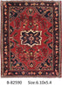 Load image into Gallery viewer, Luxurious 5x7 Authentic Hand-knotted Persian Hamadan Rug - Iran - bestrugplace