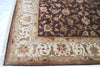 Load image into Gallery viewer, 10&#39; x 10&#39;-Brown-High-Quality-Silk-Flower-Antique-Look-Rug.jpg