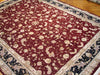 Load image into Gallery viewer, 9 x 12 BURGUNDY Sino Tabriz Wool &amp; Silk Rug Pix-5493