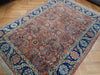 Load image into Gallery viewer, 7&#39; x 10&#39; Coral Semi-Antique Persian Tabriz Heriz Rug 22819