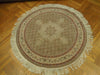 Load image into Gallery viewer, 5x5 Fine Quality Wool&amp;Silk Round Rug - China - bestrugplace