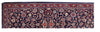 Load image into Gallery viewer, 4 x 14.11 Wine Purple Persian Sarouk Rug 80645