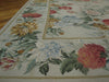 Load image into Gallery viewer, 8 x 10 Ivory Needlepoint Rug SPRING COLORS 11445