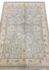 Load image into Gallery viewer, 3.4 x 4.9 GRAY OSHAK handmade Wool Rug #PIX-26772