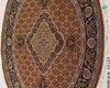 Load image into Gallery viewer, 5x5 Osmanabad Wool &amp; Silk Tabriz Mahi Rug - India - bestrugplace