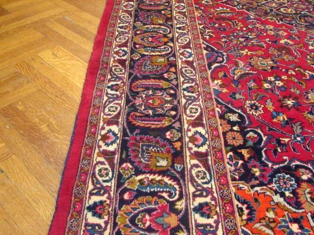 4' x 3' Red Mori Bokhara Rug 75564