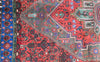 Load image into Gallery viewer, 4.11 x 6.10 Red Persian Kurd Bijar Rug 80218