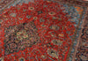 Load image into Gallery viewer, Dark-Red-Persian-Sarouk-Rug.jpg 