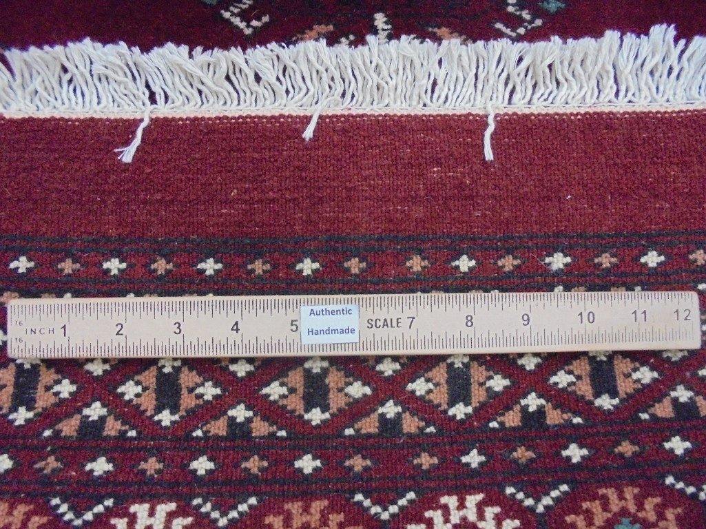 4' x 3' Red Mori Bokhara Rug 75564