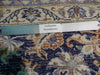 Load image into Gallery viewer, 9.6 x 13.2 Navy Blue Semi Antique Persian Esfahan WOOL Rug 73007