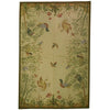 Load image into Gallery viewer, 6&#39; x 9&#39; Ivory Needlepoint Flat Weave Rug 20717